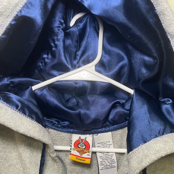 Warner Bros. Gray Hoodie with Tweety and Feisty Embroidery - Picture 4 of 8